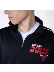 Chicago Bulls NBA Track Top Black Jacket