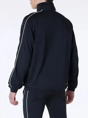 Chicago Bulls NBA Track Top Black Jacket