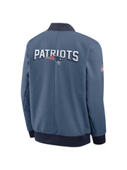 New England Patriots Nike 2025 Rivalries Sideline Bomber Jacket