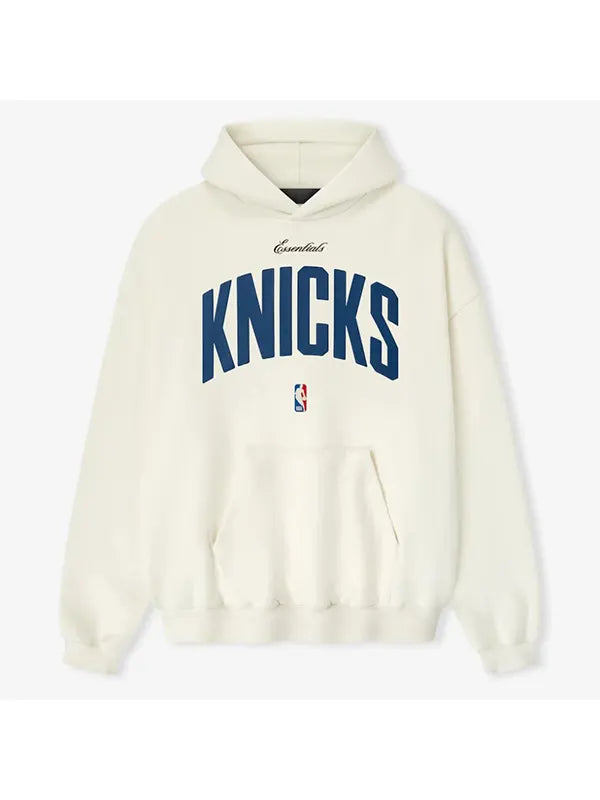 New York Knicks Fear of God x NBA Cream 90’s Hoodie