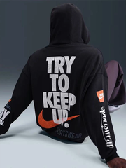 Nike Club Mens Oversized French Terry Pullover Hoodie