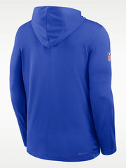 Sean McVay Rams Dri-FIT hooded shirt back view studio shot