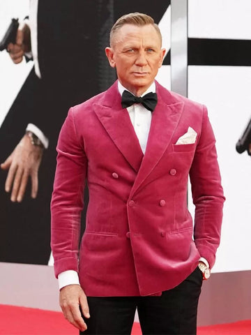 DANIEL CRAIG PINK BLAZER