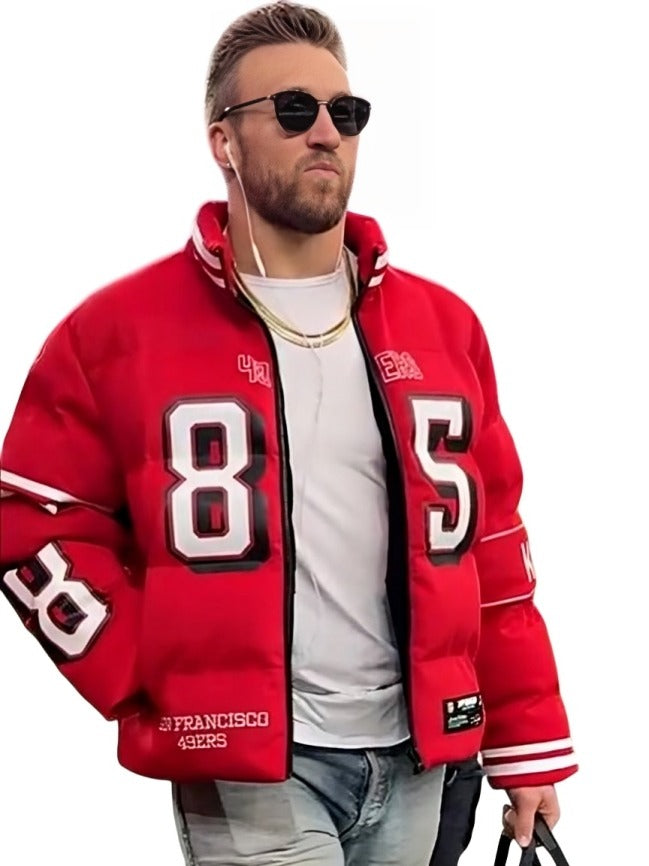 OffSeason Kristin Juszczyk 49ers Puffer Jacket