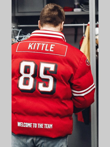 OffSeason Kristin Juszczyk 49ers Puffer Jacket
