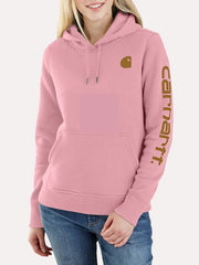 Carhartt Pink Fleece Hoodie 