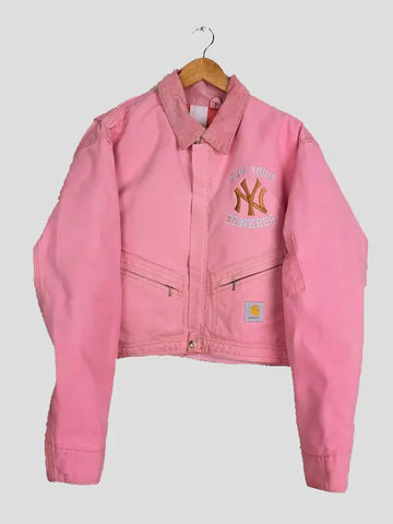 Vintage Carhartt x NY Yankees Crop Jacket