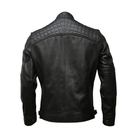 Biker Quilted Leather Jacket