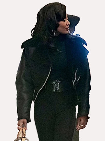 Raq Thomas Black Suede Jacket