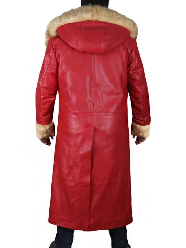 The Christmas Chronicles 2 Santa Claus Red Leather Coat