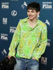 International Film Festival Timothée Chalamet Floral Shirt