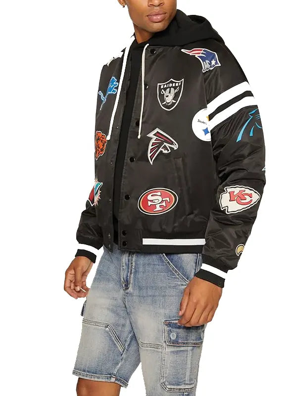 NFL Patch Varsity Bomber Jacket