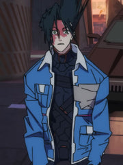 Cyber-Punk Futuristic D Blue Jacket