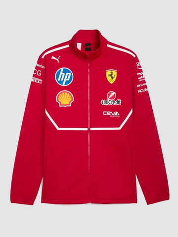 Scuderia Ferrari 2025 Red Softshell Jacket 