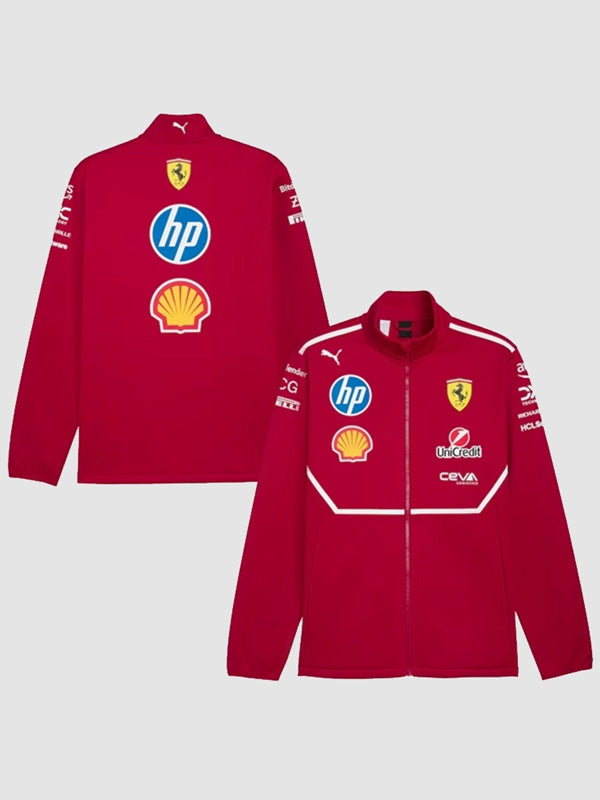 Scuderia Ferrari 2025 Team Softshell Jacket Red  