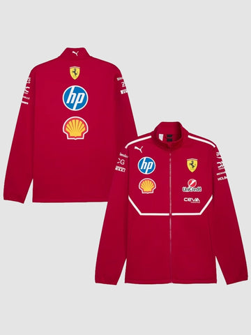 Scuderia Ferrari 2025 Team Softshell Jacket Red  