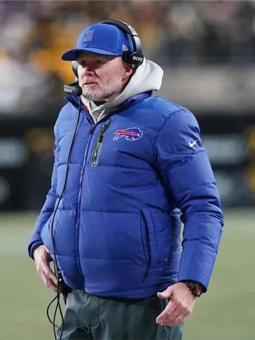 Sean McDermott Buffalo Bills Puffer Jacket