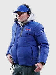Sean McDermott Buffalo Bills Puffer Jacket