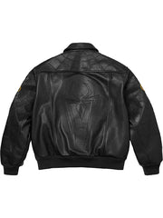 Spider-Man Bomber Leather Jacket