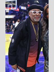 74th NBA All-Star Game Spike Lee Black Quilted Jacket