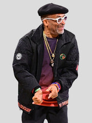 74th NBA All-Star Game Spike Lee Black Quilted Jacket