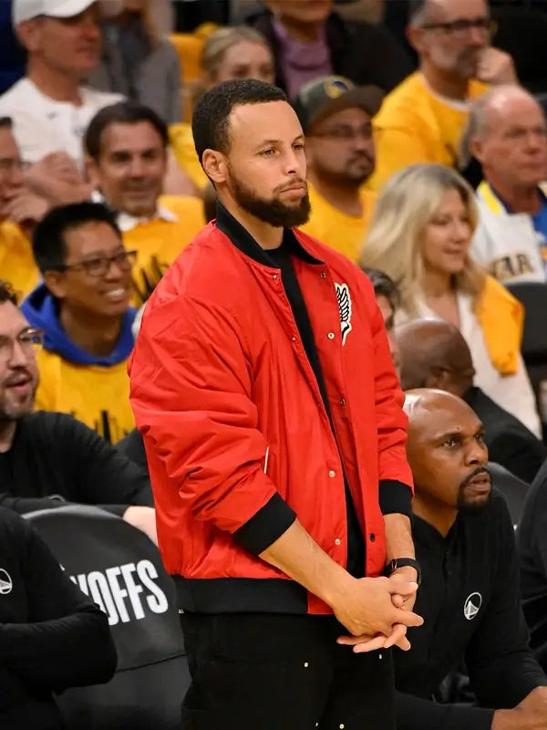 Steph Curry UA Icon Red Varsity Jacket