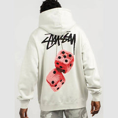 Unisex Stussy Dice Pullover Hoodie