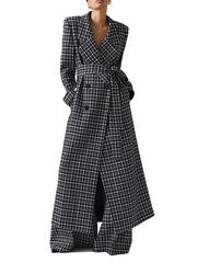 Taylor Swift Black Plaid Coat