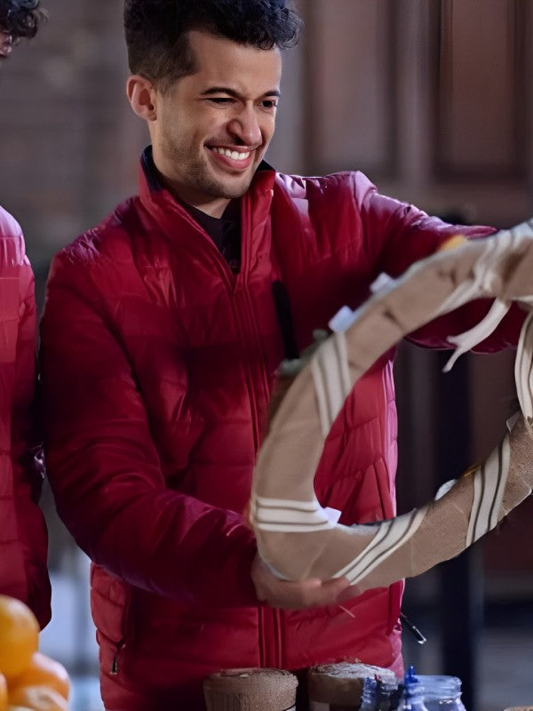 The 5-year Christmas Party 2024 Jordan Fisher Red Jacket