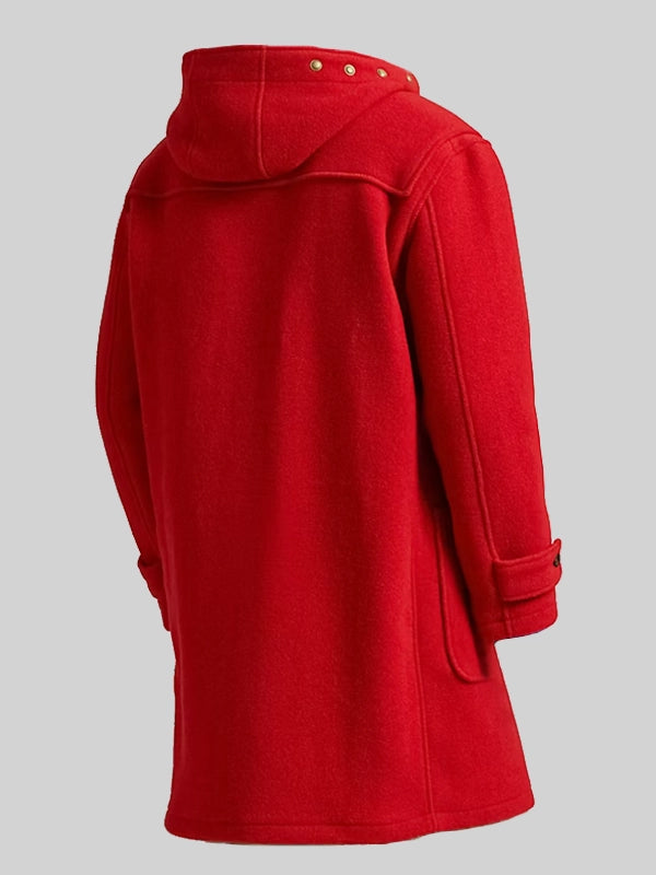 The Man with the Bag Arnold Schwarzenegger Red Coat