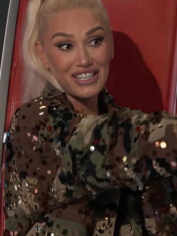 The Voice S26 Gwen Stefani Camo Jacket