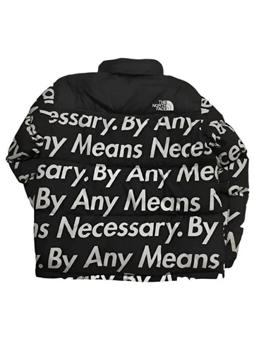 The North Face Supreme By Any Means Necessary Nuptse Black Jacket