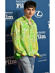 International Film Festival Timothée Chalamet Floral Shirt