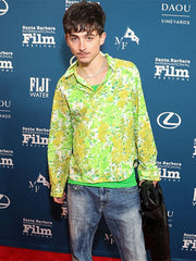International Film Festival Timothée Chalamet Floral Shirt