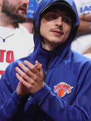 Timothee Chalamet Knicks Zip Up