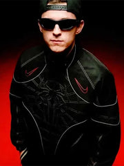 Tom Holland Black Track Jacket