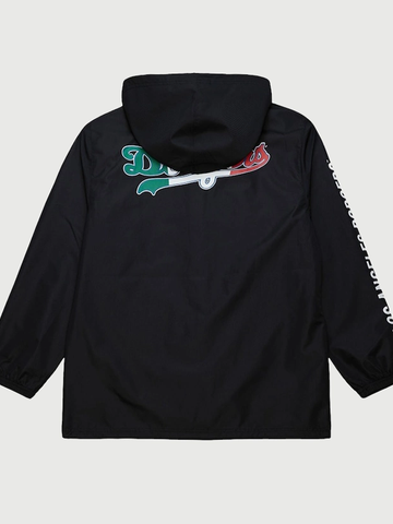 Unisex Black Los Angeles Dodgers Coaches Full Snap Hooded Windbreaker Jacket  