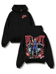 Unisex Sana Detroit THREESELY Hoodie Black