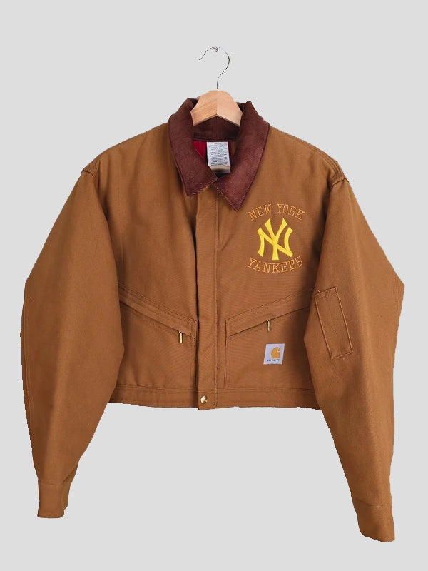 Vintage Carhartt x NY Yankees Crop Jacket