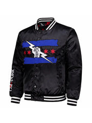 CM Punk Chicago Made Black Bomber Jacket