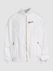 Willy Chavarria Bad Boy Track Jacket White