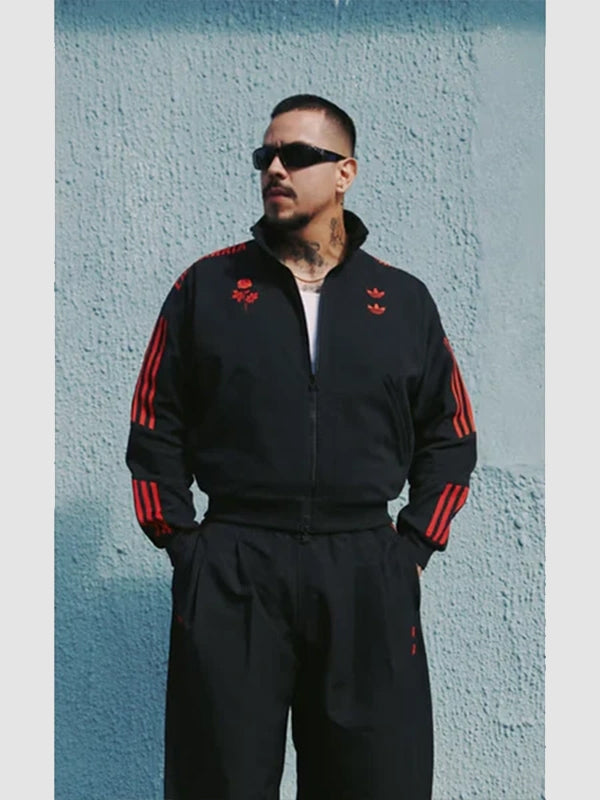 Willy Chavarria x Adidas Originals SS25 Black Track Jacket