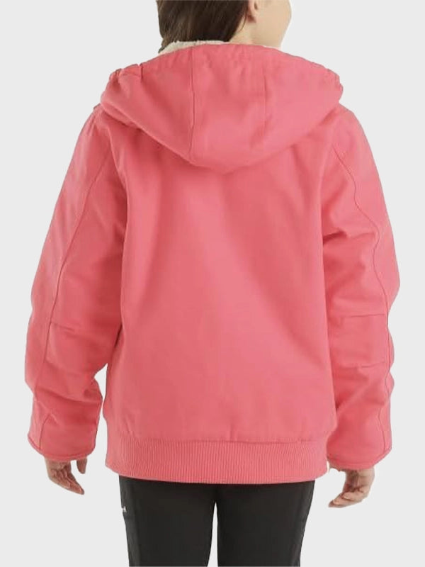 Pink Carhartt Sherpa Lined Hooded Active Jacket