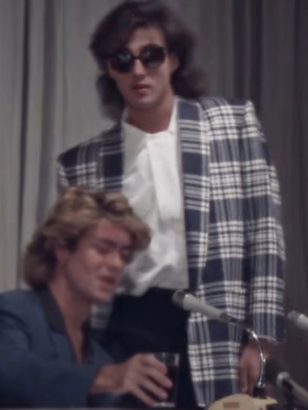 Andrew Ridgeley Navy jacket