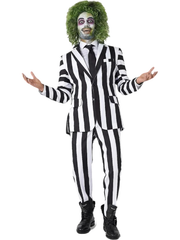 Michael Keaton Beetlejuice 1988 pinstripe suit blazer