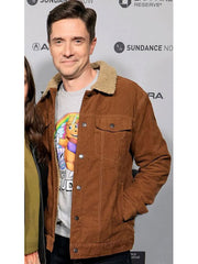 Buddy 2026 Topher Grace Brown Corduroy Jacket