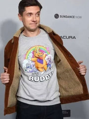 Buddy 2026 Topher Grace Brown Corduroy Jacket