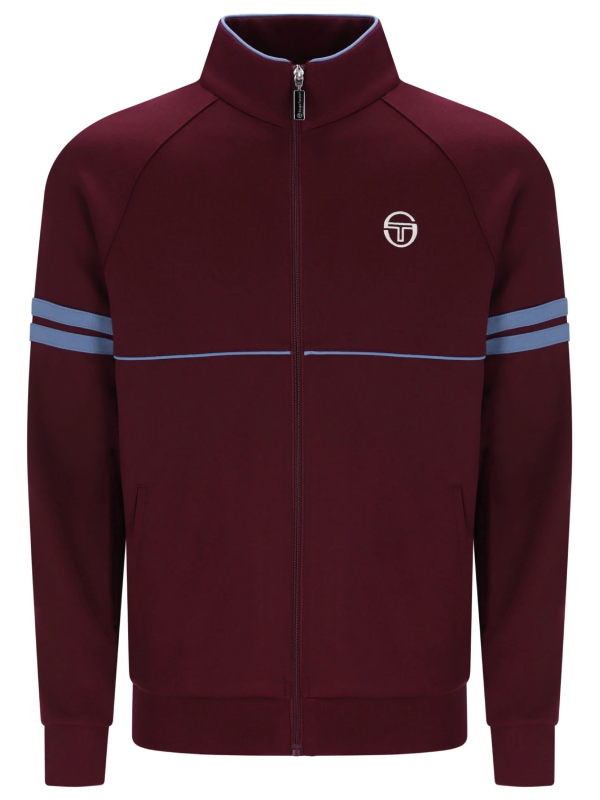 Nanny Asante burgundy track jacket
