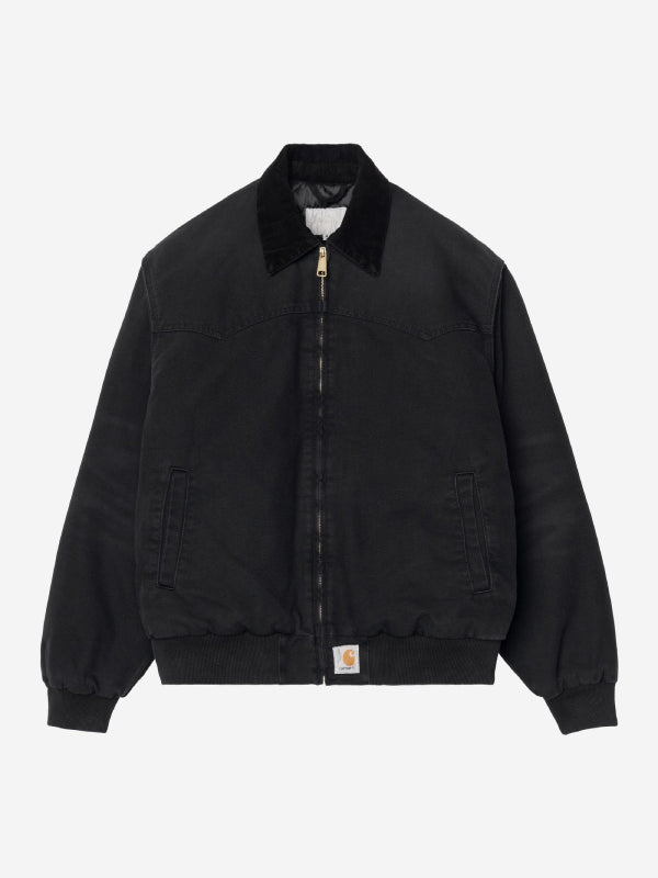 Carhartt WIP black zip-up jacket