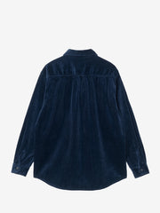 Carhartt WIP navy textured corduroy jacket